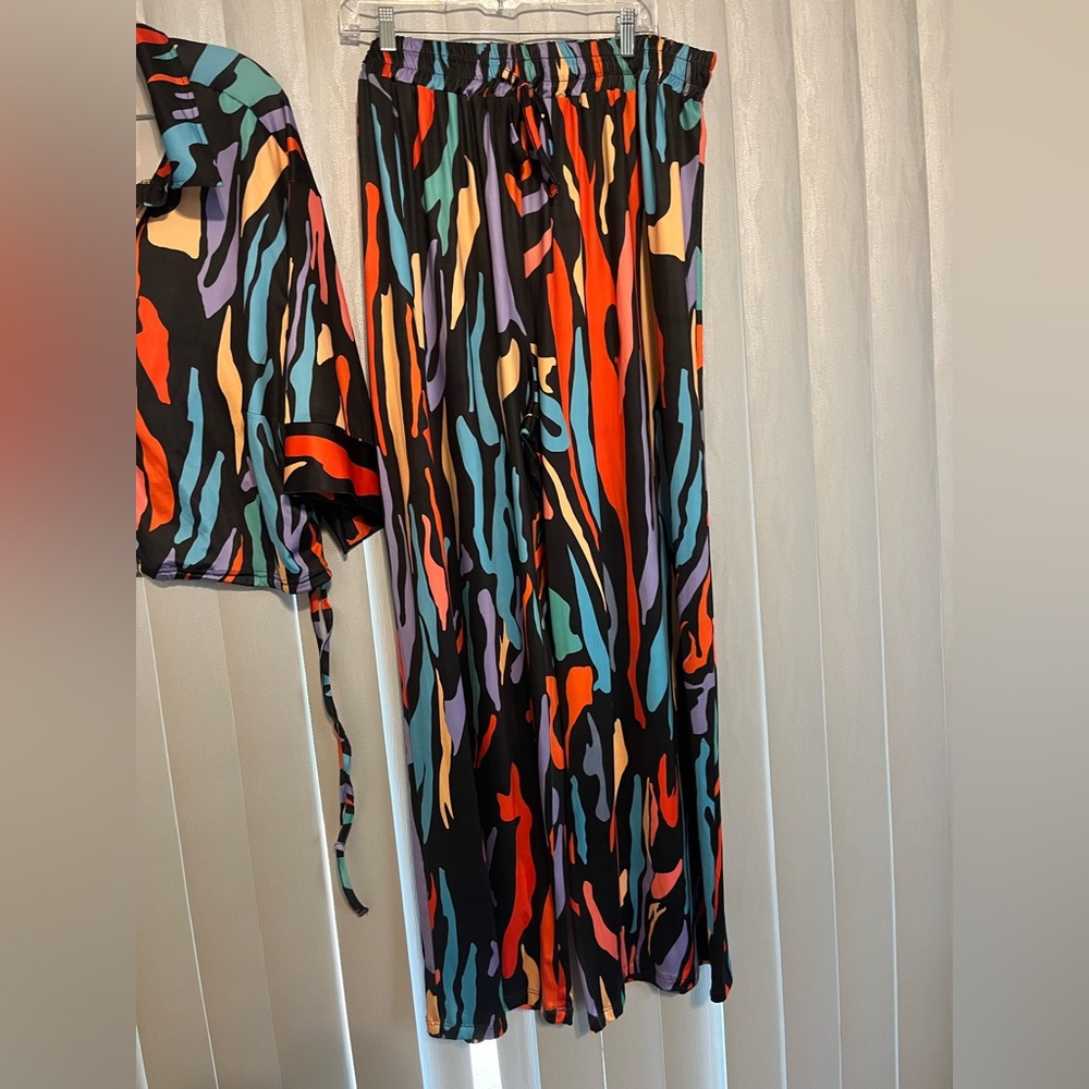 Full Of Color Pant Set - Multi Color - Picture 4 of 12